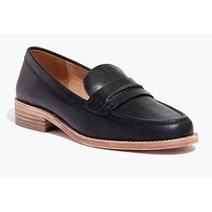 Classic Black Leather Loafers